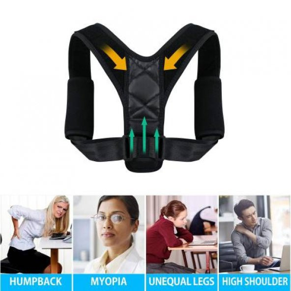 Ankaflex Tam Ortopedik Dik Duruş Korsesi Bayan Erkek Bel Sırt Kam - Resim 3