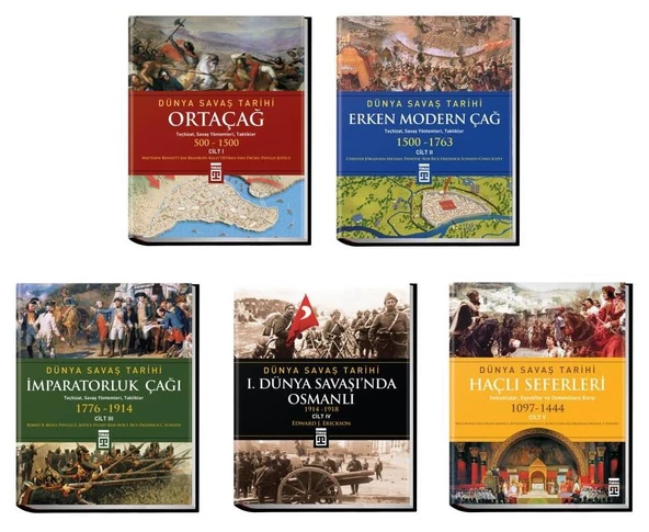 Dünya Savaş Tarihi Seti 5 Kitap