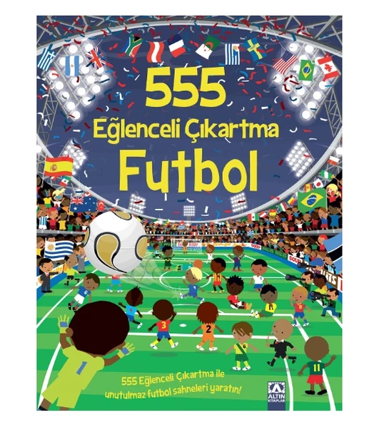 Altın - 555 Eğlenceli Çıkartma Futbol