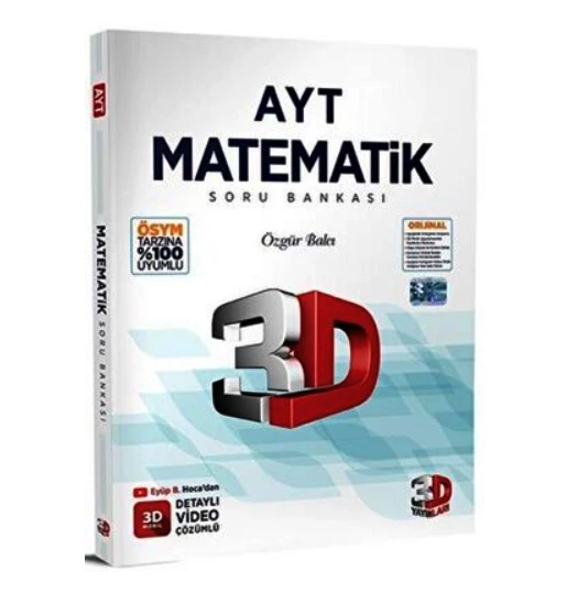 3D - Ayt Matematik Soru Bankası