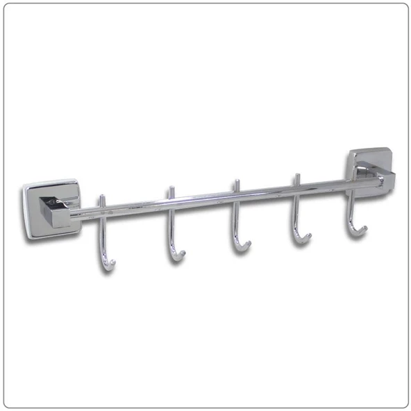 Lara Krom Beşli Kanca Askılık - Resim 2