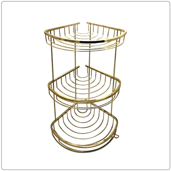 Dalgalı Süngerlik Üçlü 20X20 Gold - Resim 2