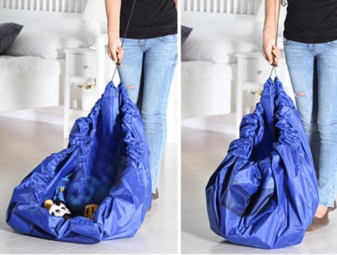 Taşınabilir Büyük Oyuncak Hurcu - MAVİ - Resim 4