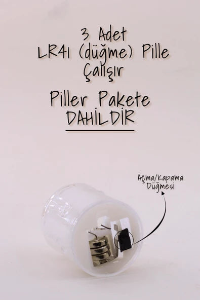 4 Adet Mat Beyaz Mini Led Mum Seti Pilli Dumansız Alevli Ledli Dekoratif Yapay Mum Dekor Işığı - 4