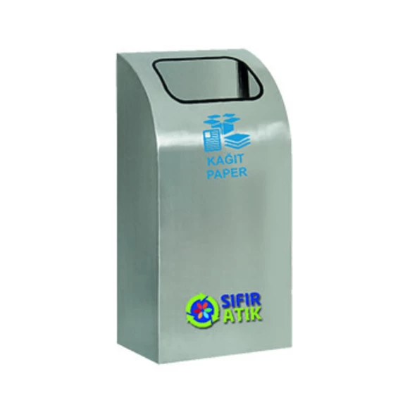 Geri Dönüşüm Kutusu Pasl. Duvar Tip 26*80*30Cm - Resim 2