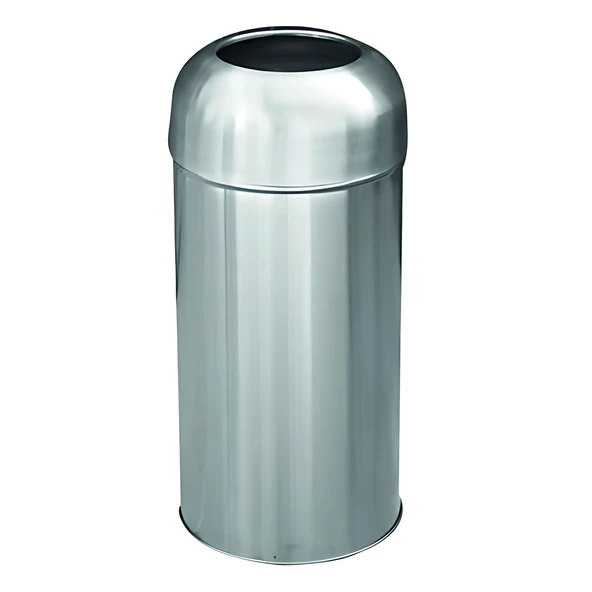 Çöp Kovası Torpil Tip 304 Pasl.  Ø36*82Cm 63Lt - Resim 2