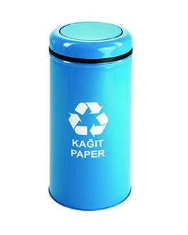 Geri Dönüşüm Kutusu Kapaklı Ø30*66Cm ürün görseli
