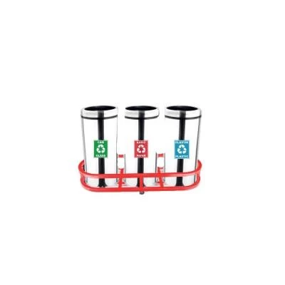 Maxiflow Geri Dönüşüm Çemberli Kapak 3Lü 113,5*37*69,5Cm 430