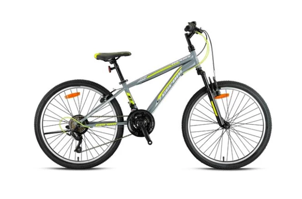 MARS PLUS - 20 - MTB - 10' - 21 Vites - V.B - Parlak Gri-Neon Sarı/Gri