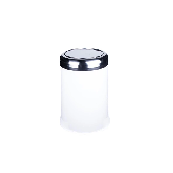 PRATİK KAPAK ÇÖP KOVASI 45LT Ø31*57CM BEYAZ