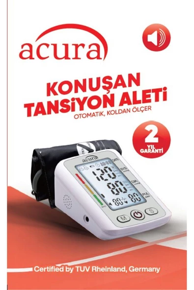 Acura AC-433K Geniş Ekranlı Türkçe Konuşan Tansiyon Aleti