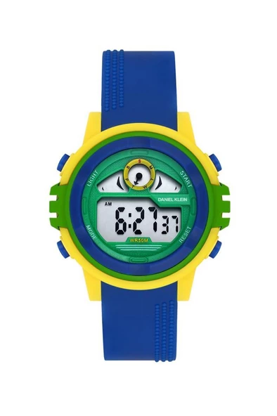 DANIEL KLEIN DK.2266-9 LACİVERT SİLİKON KORDON DİJİTAL ÇOCUK KOL SAATİ