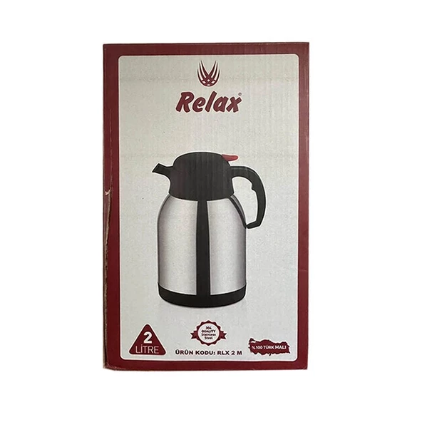 Relax Çift Kat Paslanmaz Çelik 2 Litre Termos Free BPA - 2