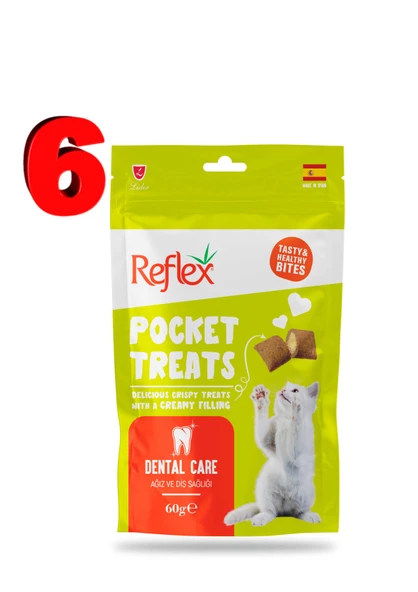 POCKET TREATS / AĞIZ VE DİŞ SAĞLIĞI İÇİN KEDİ ÖDÜL MAMASI 6 TANE