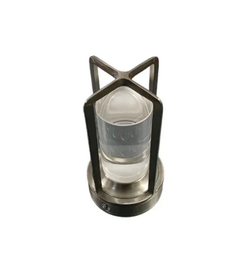 CATA Şarjlı Ledli VEGAS Masa Lambası GÜMÜŞ 3 Renk Işık Abajur - 5