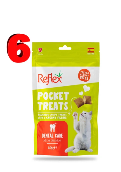 POCKET TREATS / AĞIZ VE DİŞ SAĞLIĞI İÇİN KEDİ ÖDÜL MAMASI 6 TANE