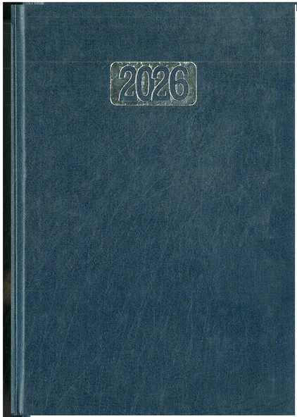 Sim 2026 Ajanda 14x20 Günlük Cilt Bezli Ekonomik lacivert hafta sonları birleşiktir