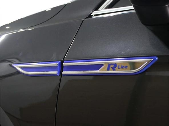 VW Passat B8.5 R-Line Çamurluk Çıtası 4Prç Abs Krom 2019 ve Sonrası - 4