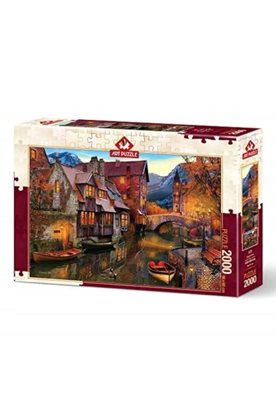 Art Puzzle Kanal Boyu Evleri 2000 Parça Puzzle 5476