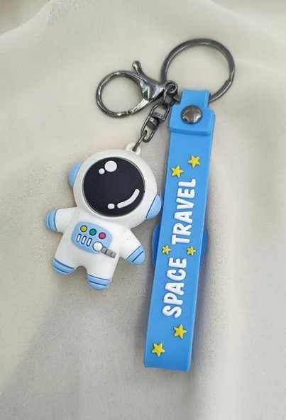 Anahtarlık Astronot Space Araba Çanta Cüzdan Süsü - 5