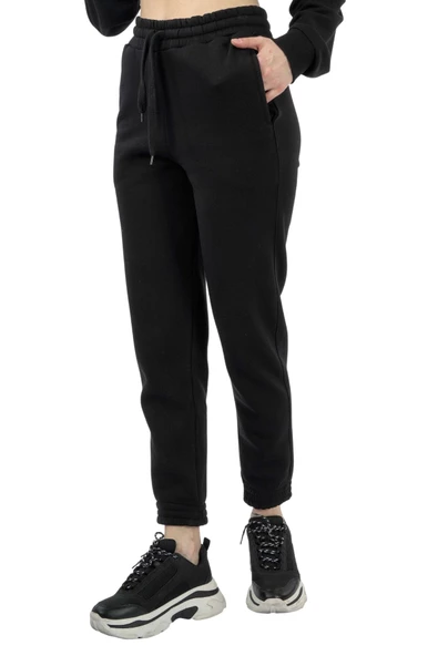 Joggy Kadın Siyah Tek Alt 7634 ürün görseli 1