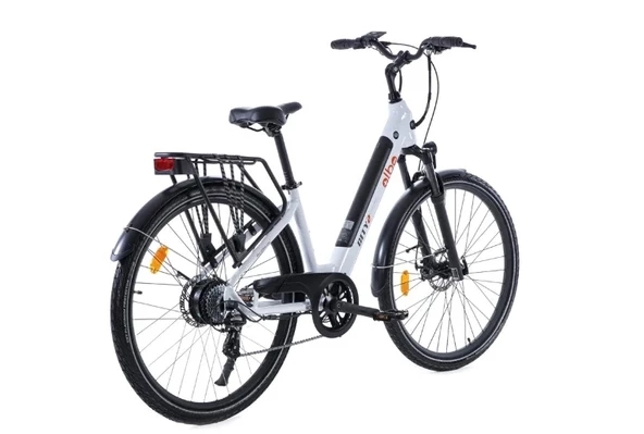 Alba City 2 36v 10,4ah Elektrikli Bisiklet Metalik Beyaz - 5