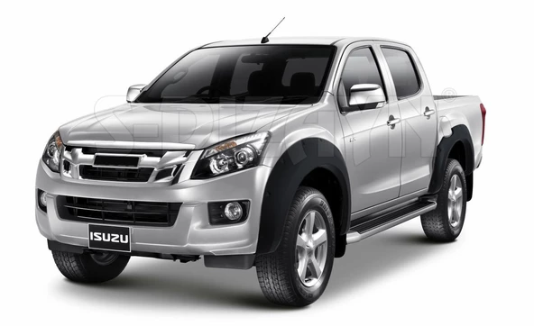 Isuzu D-Max Çamurluk Kaplaması Dodik Seti Abs Plastik 2012-2019