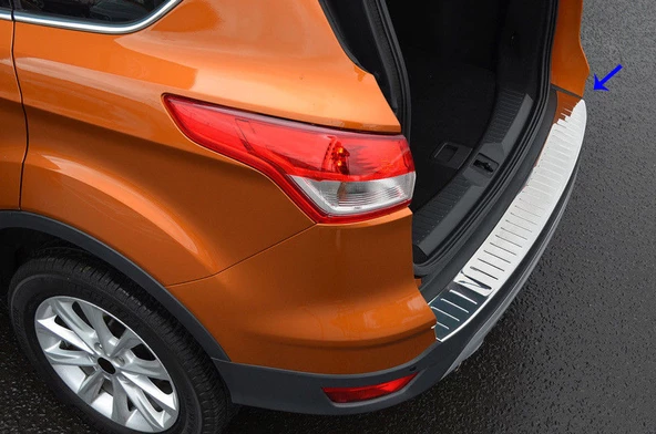 S-Dizayn Ford Kuga 2 Krom Arka Tampon Eşiği 2013-2019 - 4