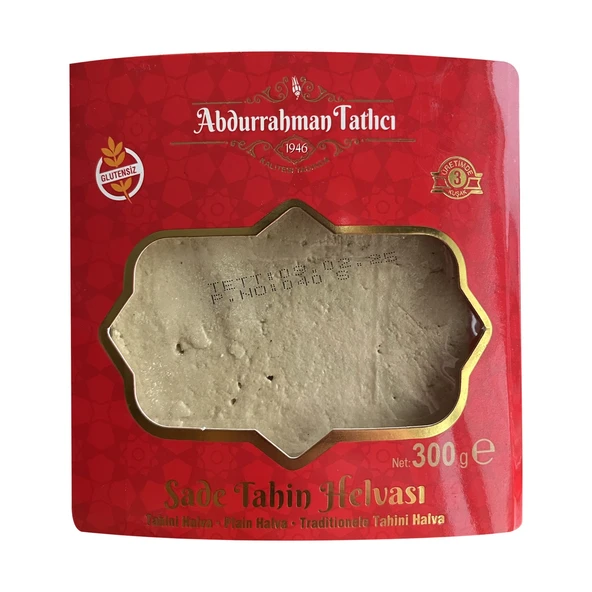 Abdurrahman Tatlıcı Tahin Helva Sade 300 gr x 3 Adet - 2
