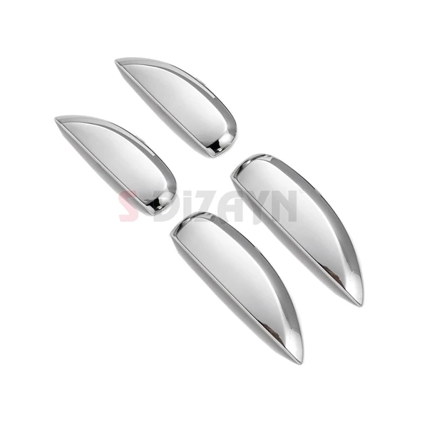 S-Dizayn Renault Symbol 3 Krom Kapı Kolu 4 Kapı 2013-2017 - Resim 2