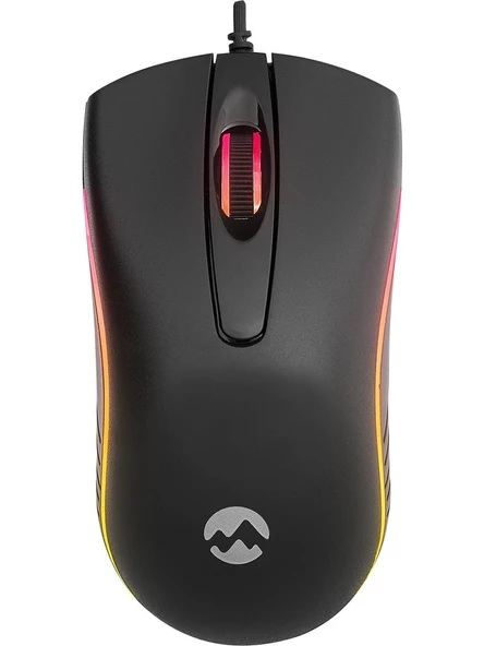Everest SM-M9 USB Kablolu Siyah 3D Optik LED Mouse - 4