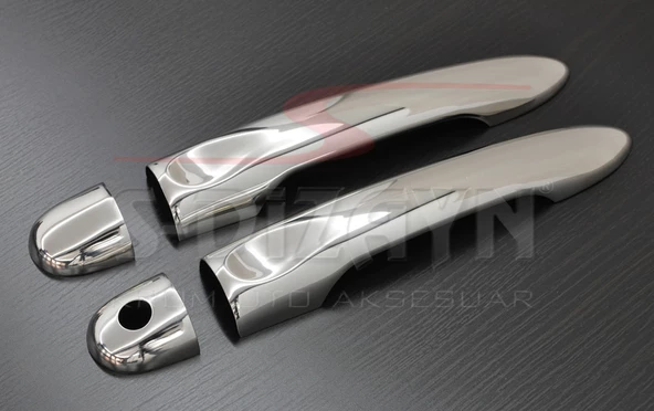 S-Dizayn Renault Clio 3 HB Krom Kapı Kolu 2 Kapı 2006-2012 - Resim 2