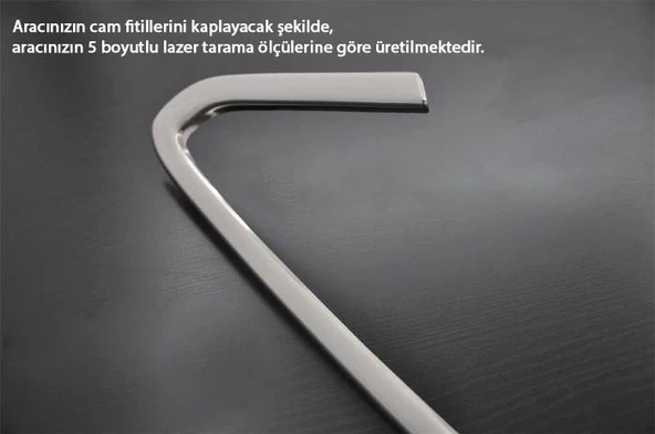 S-Dizayn Opel Astra J HB Krom Cam Çerçeve Seti 12 Prç 2010-2015 (Bütün-Formlu) A+ Kalite - 11
