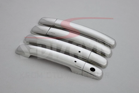 S-Dizayn Nissan Qashqai Krom Kapı Kolu 4 Kapı 2007-2010 (Sensörlü) - Resim 2