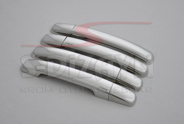 S-Dizayn Nissan Navara Krom Kapı Kolu 4 Kapı 2006-2015 - Resim 5