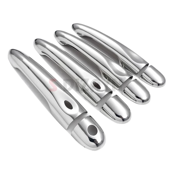 S-Dizayn Renault Fluence Krom Kapı Kolu 4 Kapı Sensörlü 2010-2016 - Resim 4