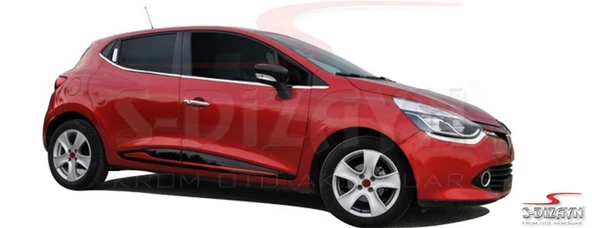 S-Dizayn Renault Clio 4 HB Krom Kapı Kolu 4 Kapı 2012-2019 - Resim 6