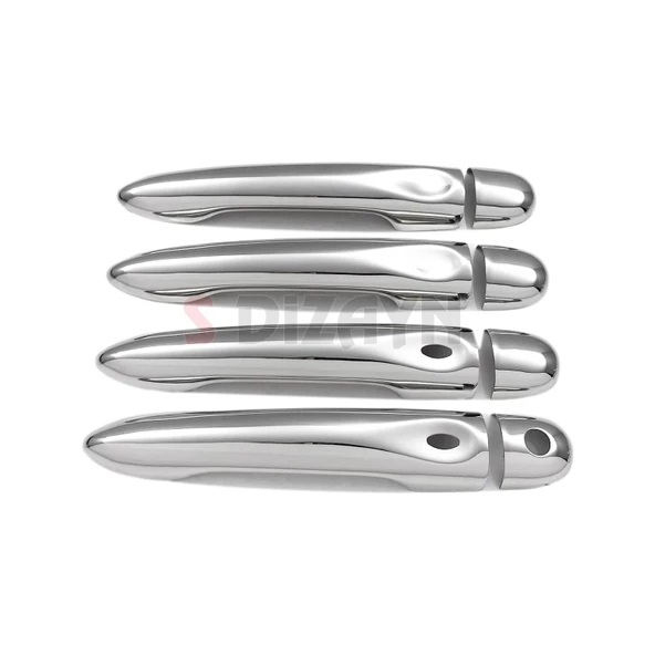 S-Dizayn Renault Fluence Krom Kapı Kolu 4 Kapı Sensörlü 2010-2016 - Resim 2