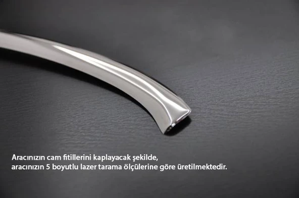 S-Dizayn Opel Astra J SD Krom Cam Çerçeve Seti 12 Prç 2012-2020 (Bütün-Formlu) A+ Kalite - 9