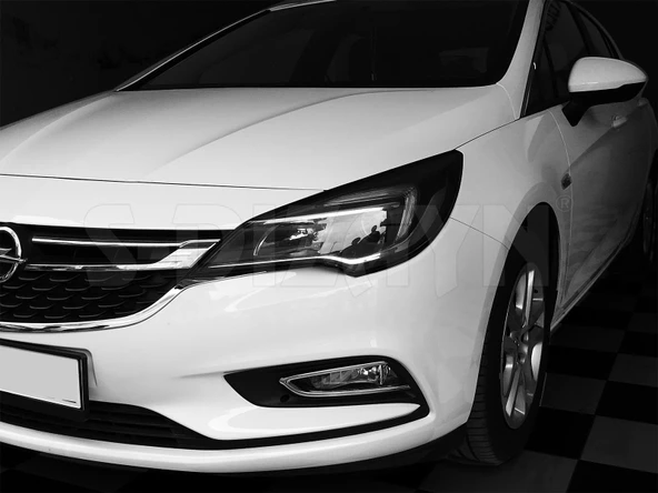 S-Dizayn Opel Astra K HB Krom Sis Farı Çerçevesi 2 Prç 2015-2022 - 7