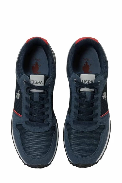 U.S.POLO ASSN TIZIAN LACİVERT COMFORT ANATOMİK ERKEK SNEAKER - Resim 6