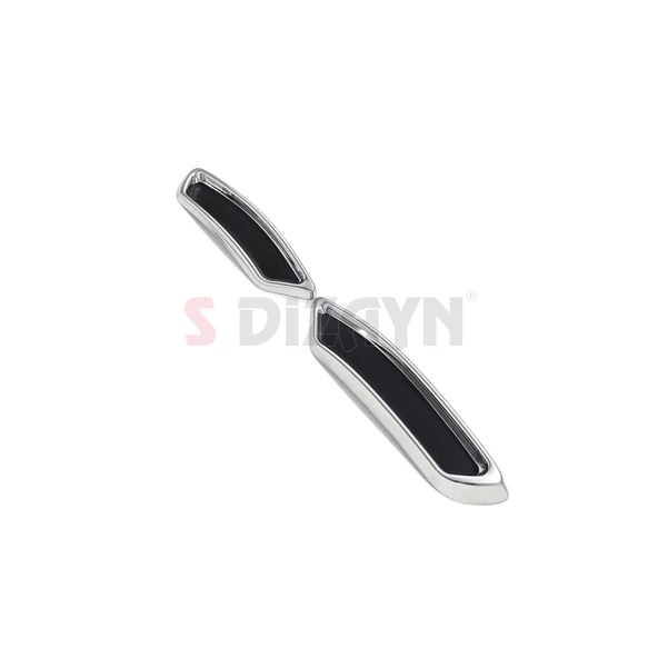 S-Dizayn VW Passat B8 Krom Egzoz Görünümü Difüzör R Line Still 2 Parça 2015-2019 - 3