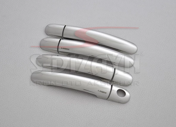 S-Dizayn Skoda Superb 5 Krom Kapı Kolu 4 Kapı 2001-2008 - 5