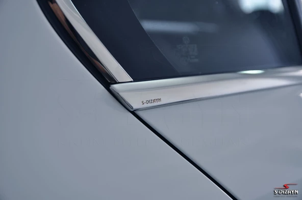 S-Dizayn VW Jetta Krom Cam Üst Çıtası 6 Prç. 2011-2019 - 5