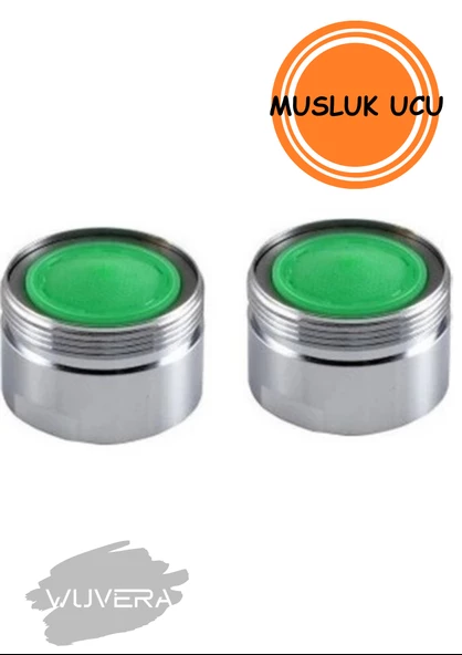 WUVERA Batarya Musluk Ucu Perlatör Süzgeci Dış Dişli - 3