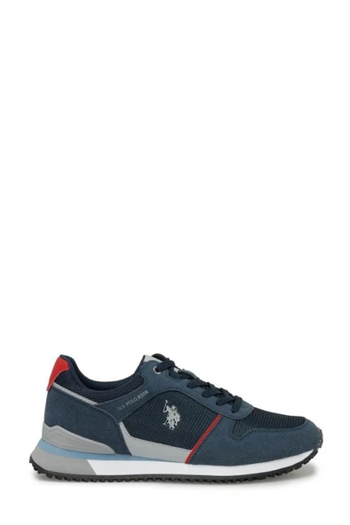 U.S.POLO ASSN TIZIAN LACİVERT COMFORT ANATOMİK ERKEK SNEAKER - Resim 3
