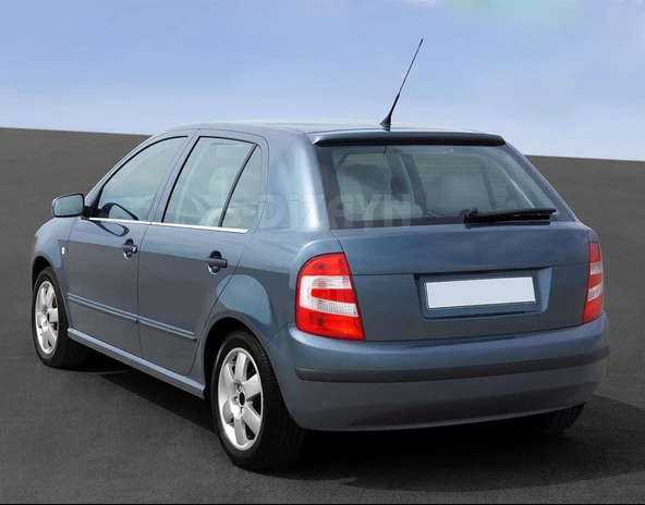 S-Dizayn Skoda Fabia Krom Cam Çıtası 4 Prç. 2000-2007 - 2