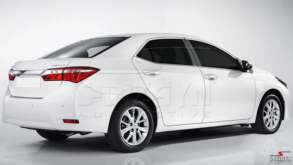 S-Dizayn Toyota Corolla Krom Cam Çerçevesi 8 Prç. 2013-2018 A+ Kalite - 8