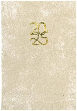 Özkan 2025 Günlük Cep Ajandası 9x13 Krem Esnek Kapak