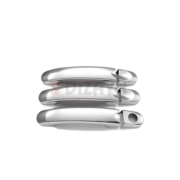 S-Dizayn VW T6 Transporter Krom Kapı Kolu 3 Kapı 2015-2019 - Resim 2